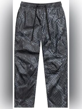 Nike Black and Gray Snake-Print Joggers